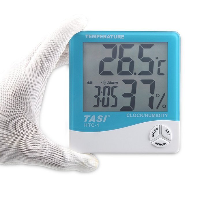 TASI LCD Display Temperature Humidity Meter Thermometer Home Comfort Monitor N12
