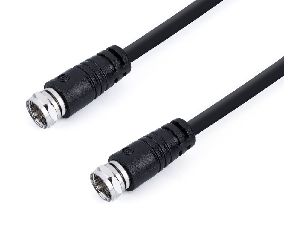 ViewTV Coaxial Cable (50 Feet) with Coaxial Coupler - Extend Your Digital TV Antenna Cable N3