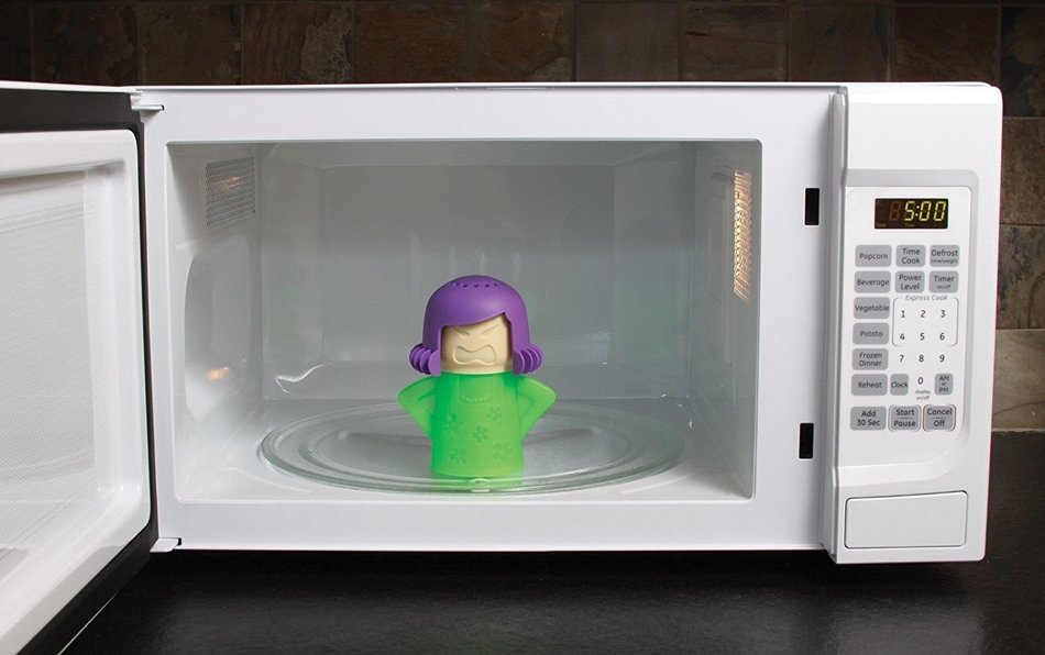 AngryMama*** Microwave Cleaner Steam Cleaner N2