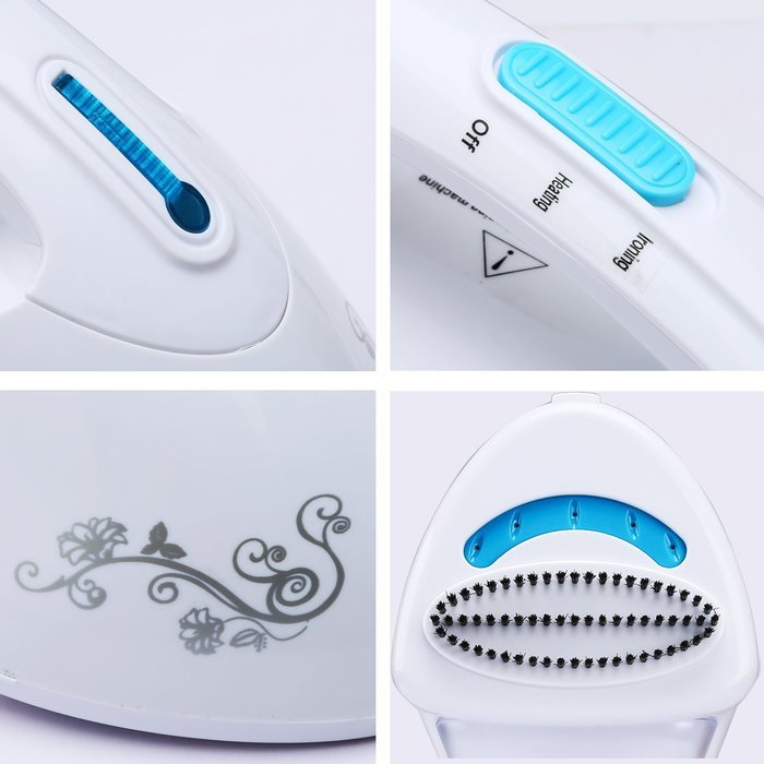 [Upgraded Version]Mini Garment Steamer Portable Fabric Steamer, Electric Steam Iron Brush, Electric Steamer, Automatic... N9