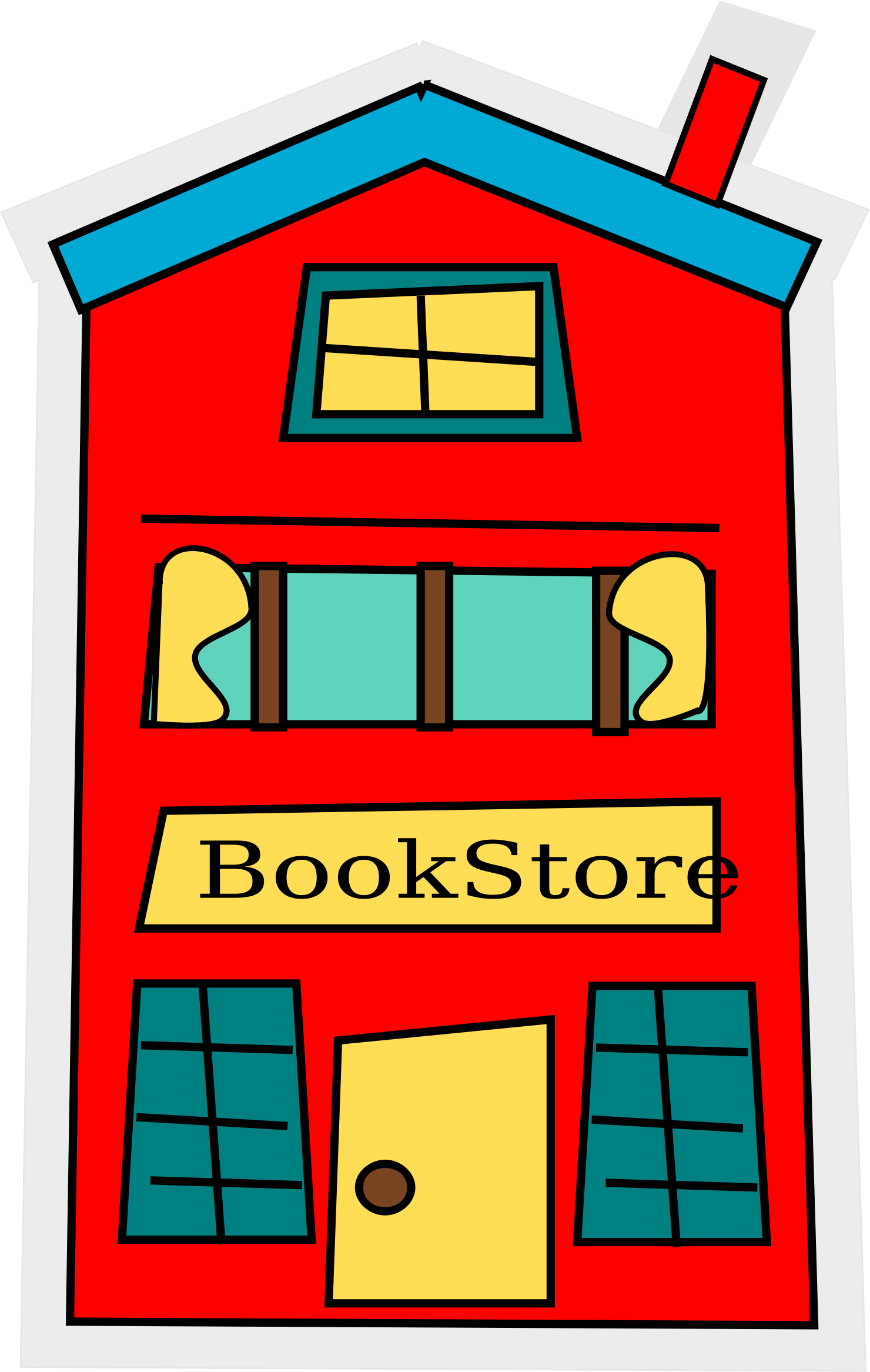 Cartoon red library free image download Cartoon red library free image download