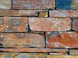 colorful weathered Stone Wall, Texture