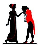 vintage couple in love as a picture for clipart