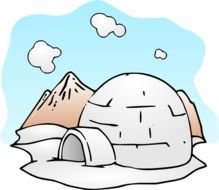 Cartoon Igloo Clip Art