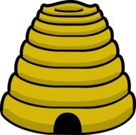 Cartoon Bee Hive Clip Art N4
