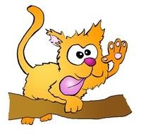 Crazy Cat Clip Art
