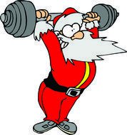 Exercising Cartoon