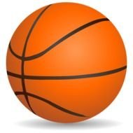 Clipart of Basketball logo