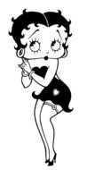 Betty Boop as a picture for clipart