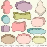 Vintage Frame Clip Art N3