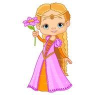 Ä°llustration of beautiful Little Princess