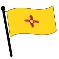 Waving Flag Clip Art N5