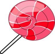 Pink Lollipop Clip Art N2