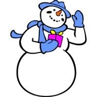 Melting Snowman Clip Art Free
