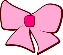 Pink Bow Clip Art N3