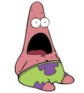 Scared Patrick Meme drawing