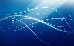 Abstract Water darwing