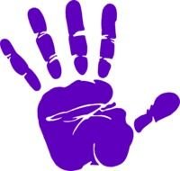 Hand Print Clip Art Free