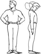 Exercise man drawing