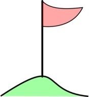 Golf Flag Clip Art N4