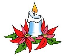 Christmas Candle Clip Art N9