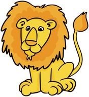 Cartoon Lion Clip Art N6