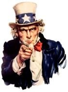 Uncle Sam as a graphic illustration