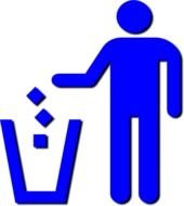 Trash Signs Clip Art