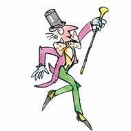 Clip art of Roald Dahl Character