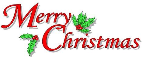 Merry Christmas Clip Art drawing