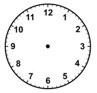 Analog Clock Face