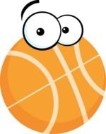 Cartoon Basketball face drawing