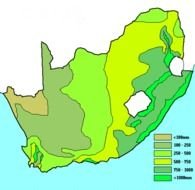 South Africa Climate Map