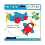 Toy Plane Clip Art N3