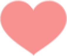 pink heart form