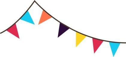 Bunting Banner Clip Art drawing