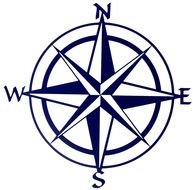 Compass with wind Rose, drawing