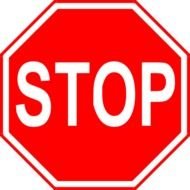 Stop Sign Clip Art N33