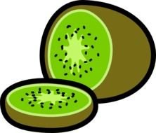 Kiwi Fruit Clip Art N3