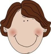 Girl With Brown Hair Clip Art N4
