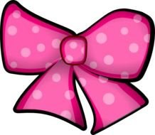 Pink Bow Clip Art N4