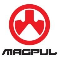 Magpul logo on a white background