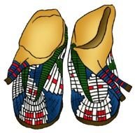 Native American Moccasins Clip Art