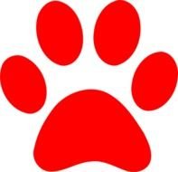 Paw Print Clip Art N21