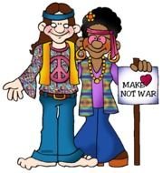 Hippies 1960s Clip Art
