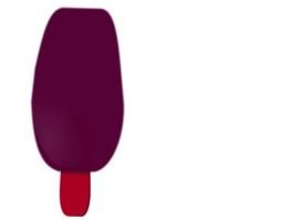 purple Ice Cream Bar on stick