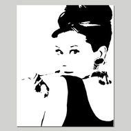 Audrey Hepburn Silhouette