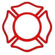 Fire Maltese Cross Clip Art N2