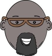 Man Face Clip Art N2