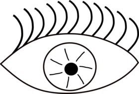 Eye Clip Art Black And White darwing